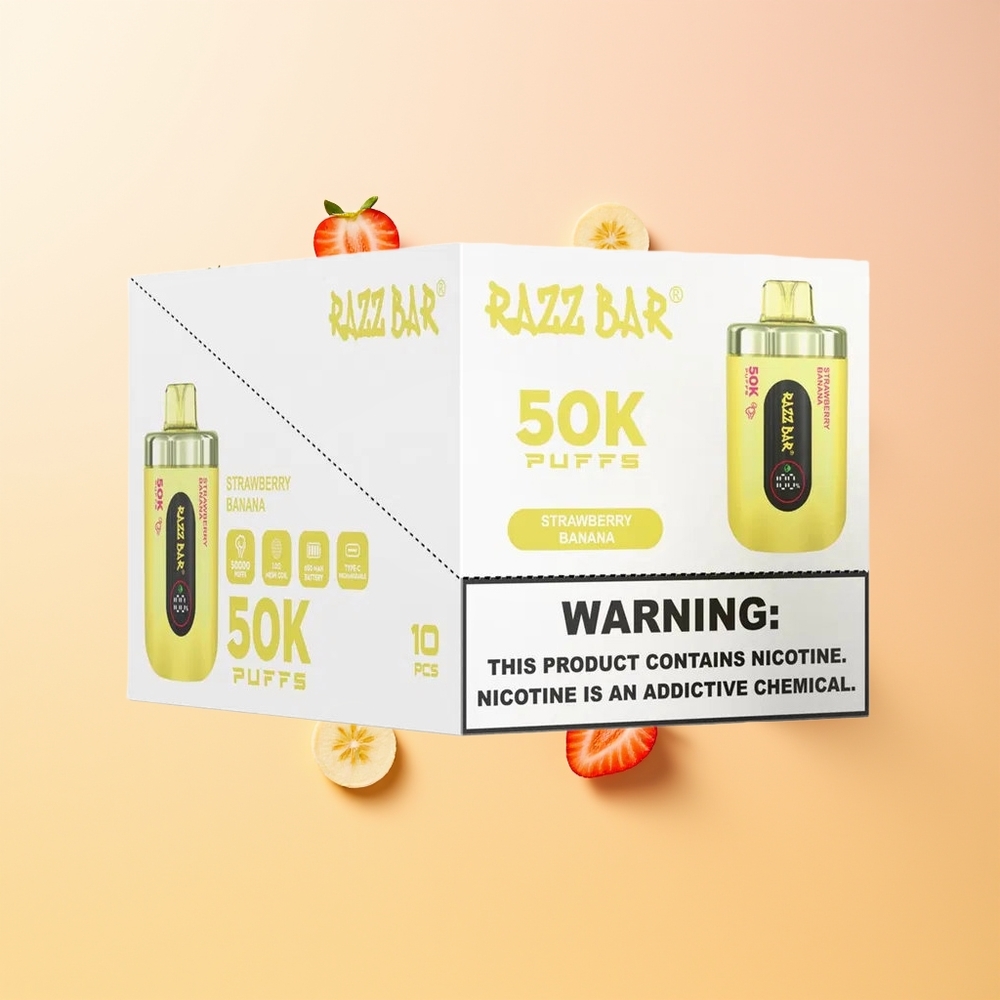 Razz Bar 50K Fresa Banana Tipo-C Recargable